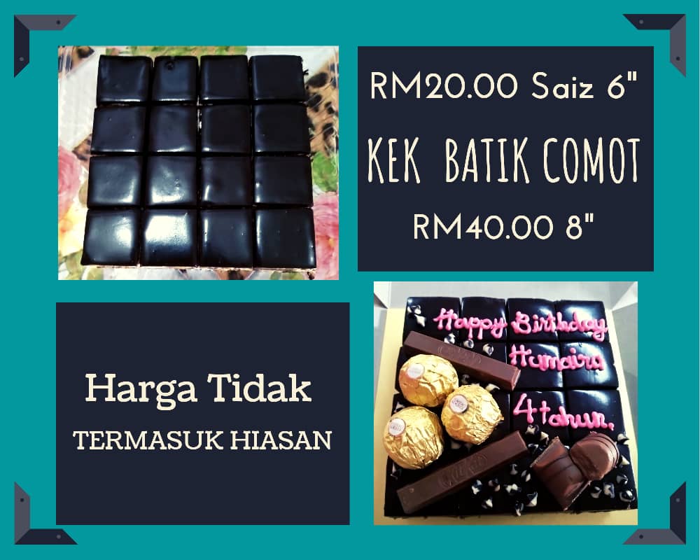 kek batik comot