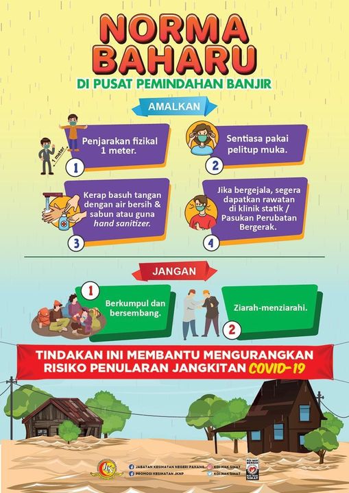 norma baru musim banjir